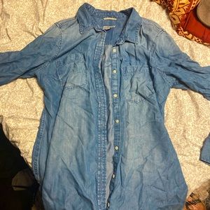 Merona Denim Button Up